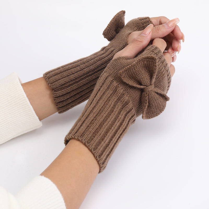 Gants Chauds De Couleur Unie
