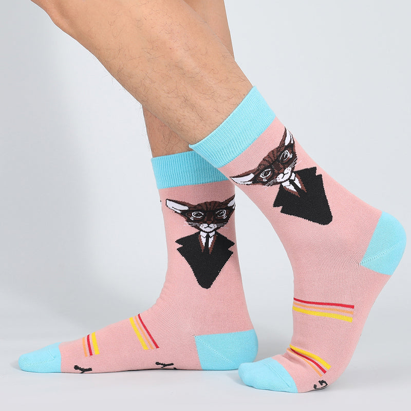 Chaussettes Vintage À Imprimé Animal
