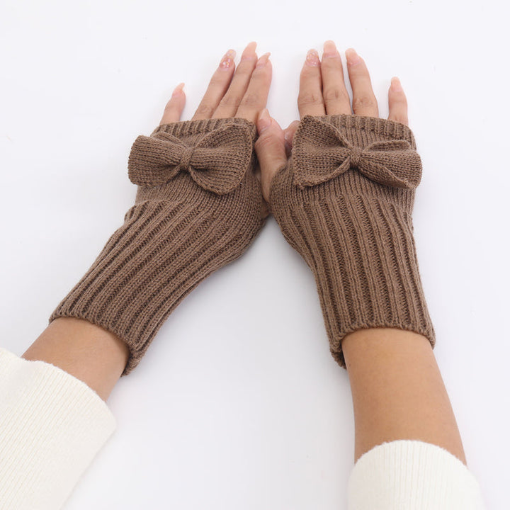 Gants Chauds De Couleur Unie
