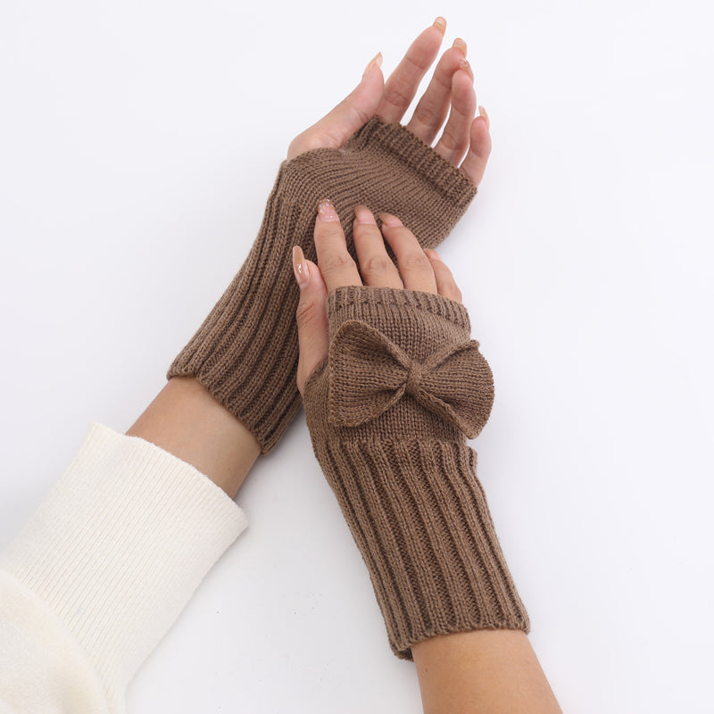Gants Chauds De Couleur Unie