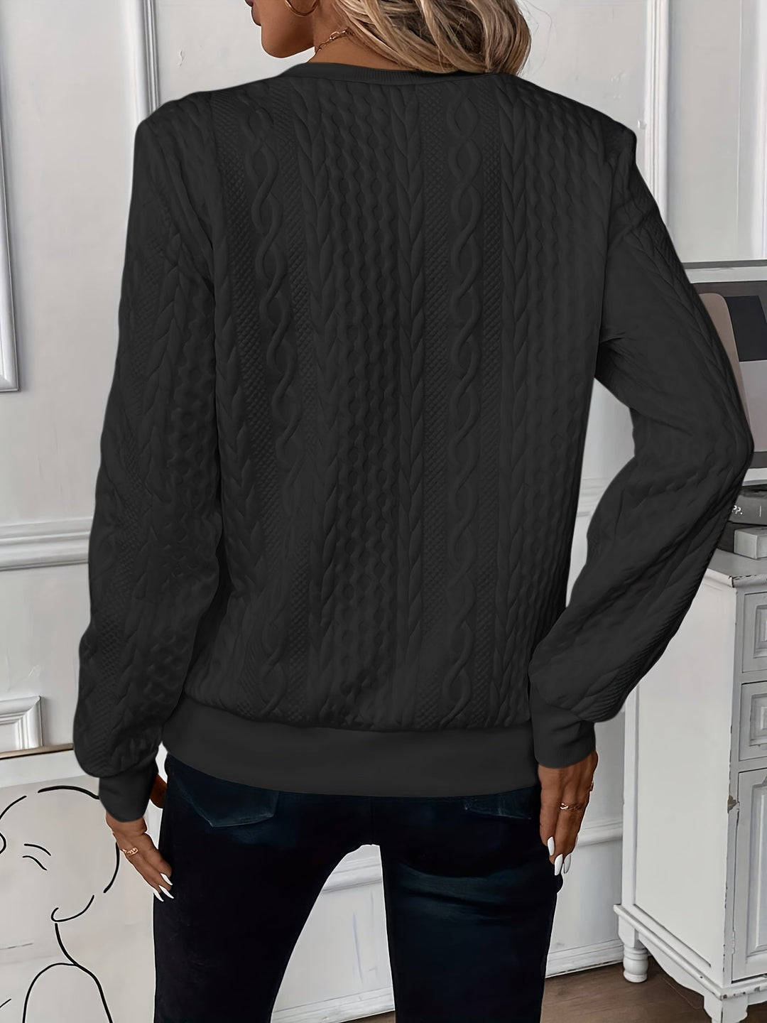 SOLÈNE™ | Chic and Elegant Knit Sweater