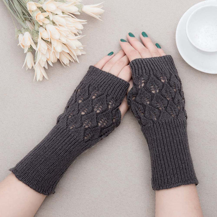 Gants Chauds De Couleur Unie