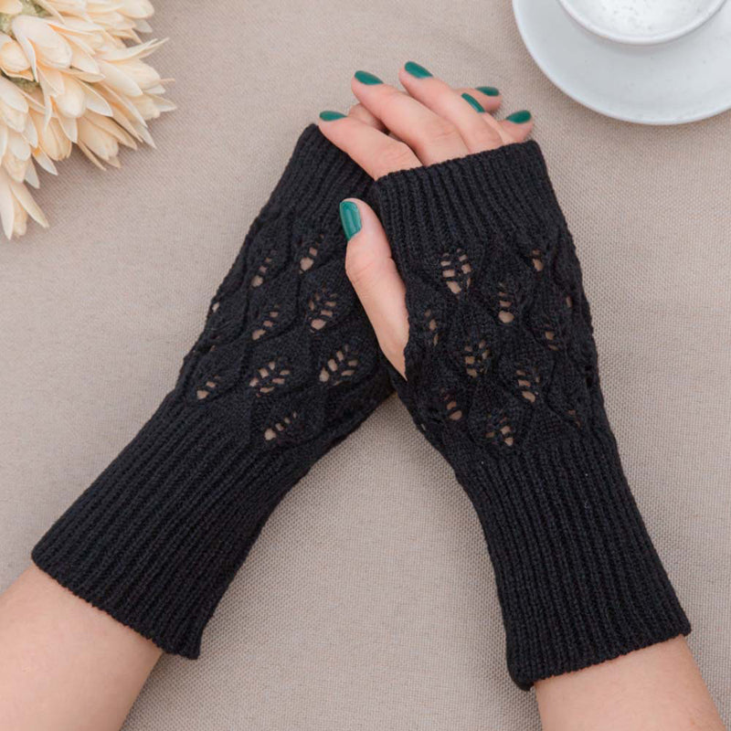 Gants Chauds De Couleur Unie