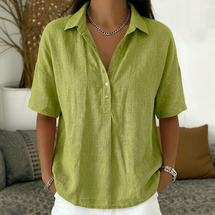Blouse Décontractée Unie