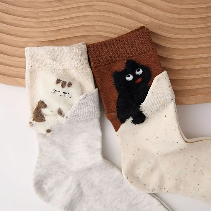 Chaussettes De Chat De Dessin Animé