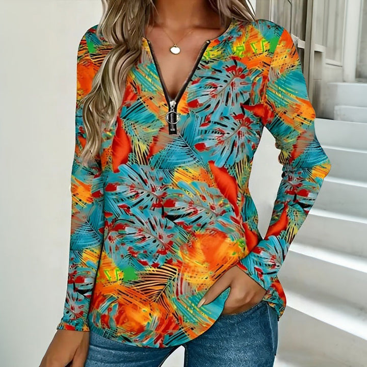 Blouse Décontractée Vintage