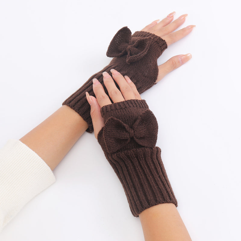 Gants Chauds De Couleur Unie