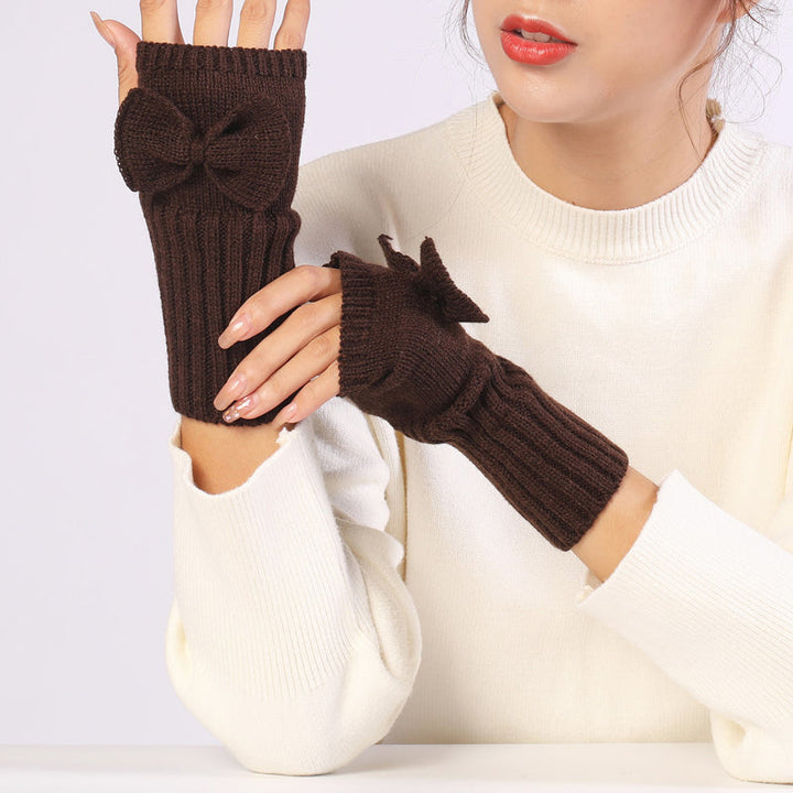 Gants Chauds De Couleur Unie