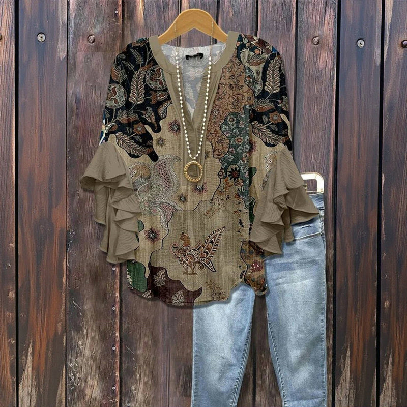 Blouse Vintage Décontractée