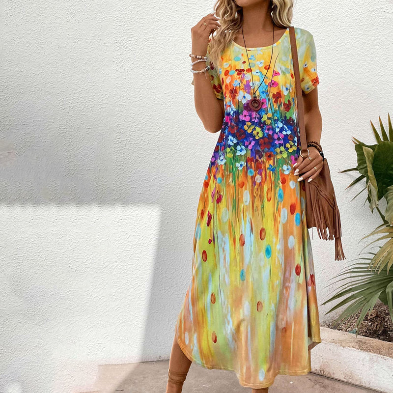Robe Colorée Bohème
