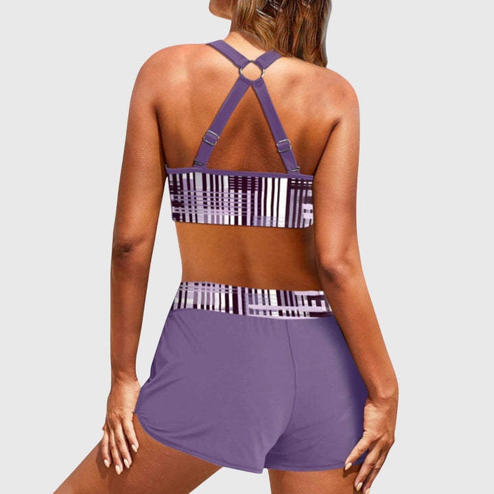 Janelle - High Waist Striped Bikini