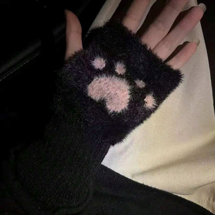 Gants Chauds De Dessin Animé