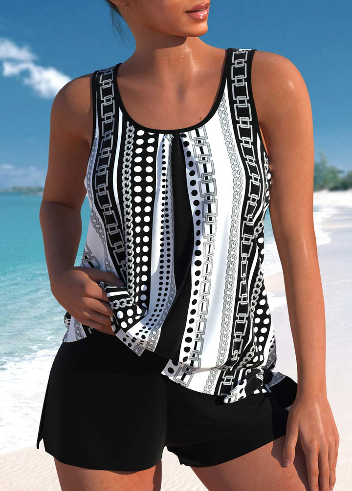 Adalgisa | Leaf Print Swimsuit