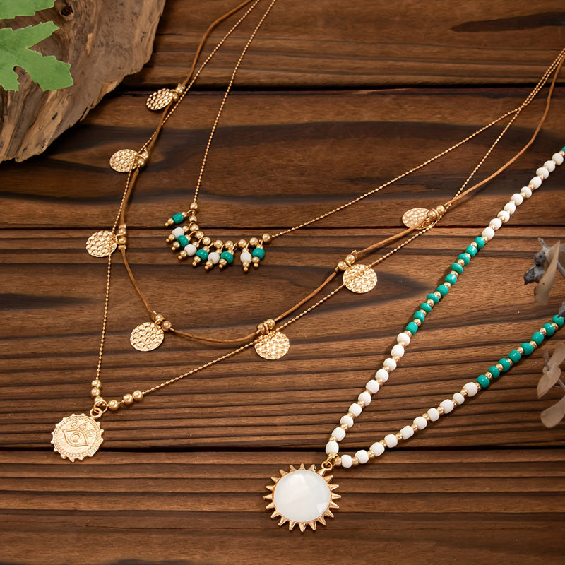 Collier Pendentif Bohème Vintage