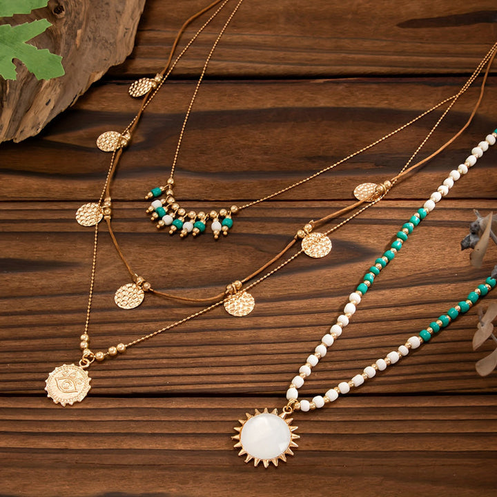 Collier Pendentif Bohème Vintage