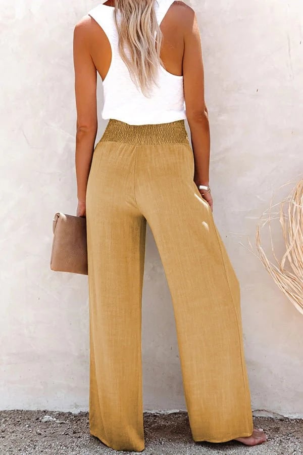 Riana - High-Waisted Relax Pants