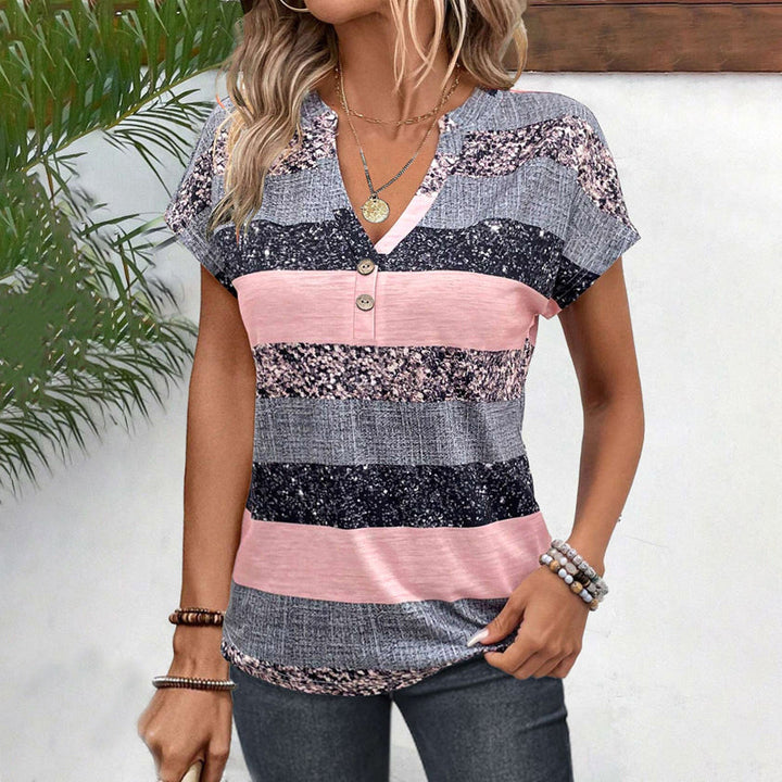 Blouse Rayée Décontractée