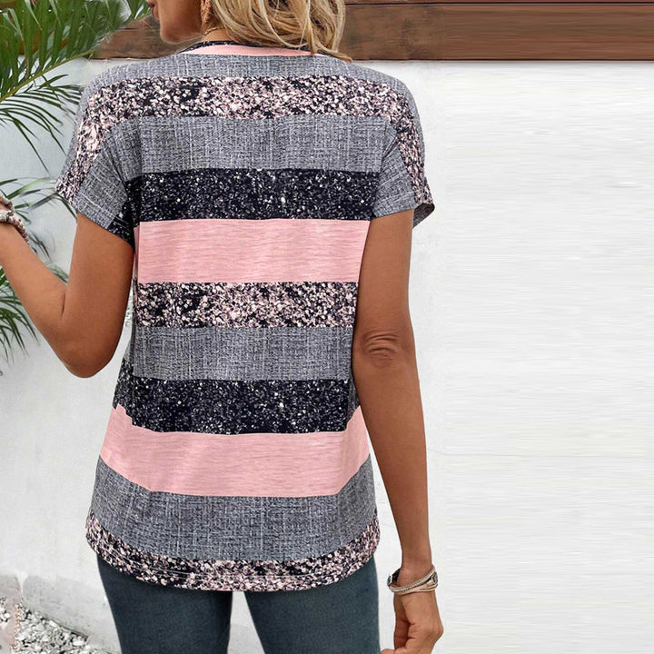 Blouse Rayée Décontractée