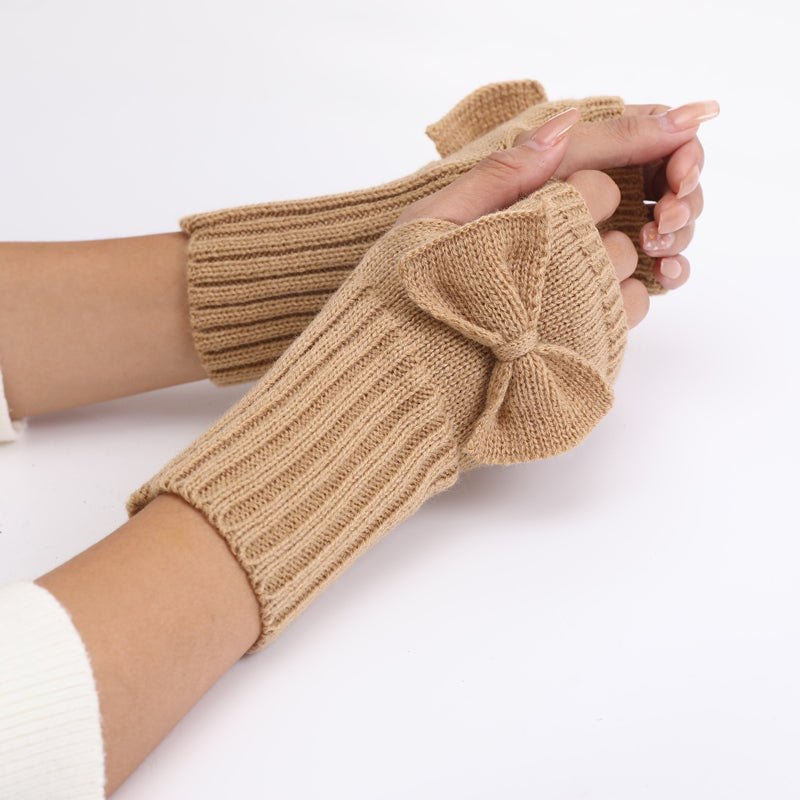 Gants Chauds De Couleur Unie
