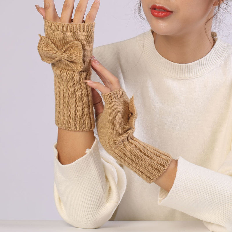Gants Chauds De Couleur Unie