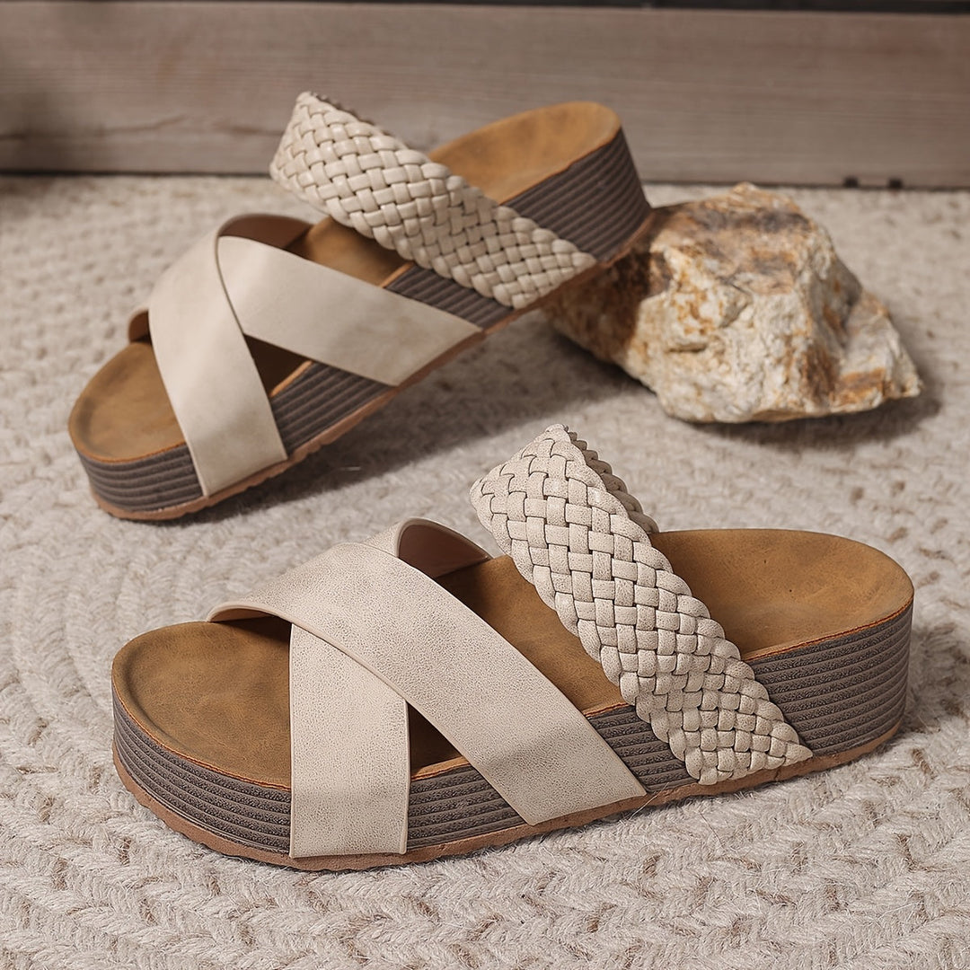 Donatella | Woven Elegance Sandals
