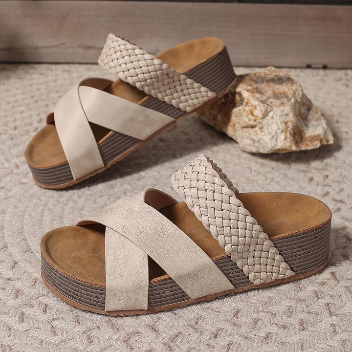 Donatella | Woven Elegance Sandals