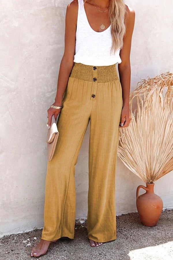 Riana - High-Waisted Relax Pants