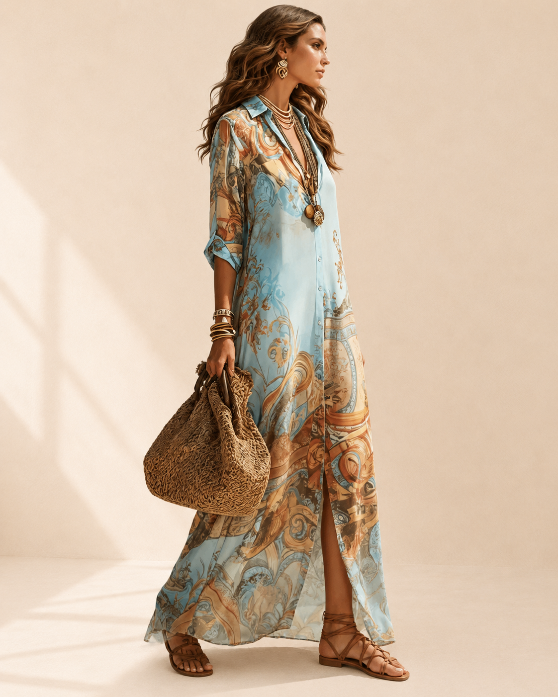 Vestido Serena | Mediterráneo