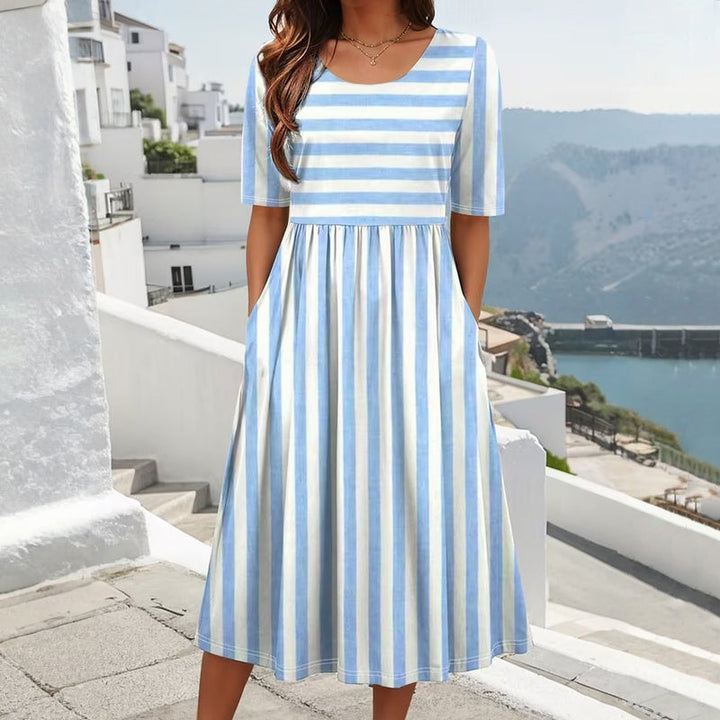 Robe Rayée Décontractée