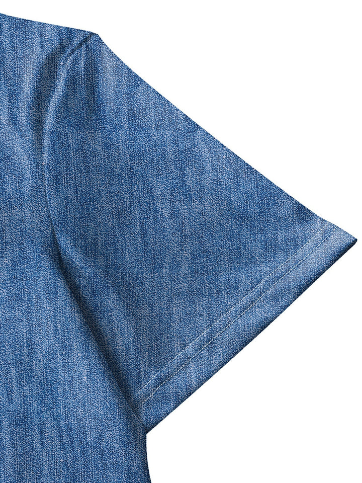 Hélène™ | Robe en denim rétro