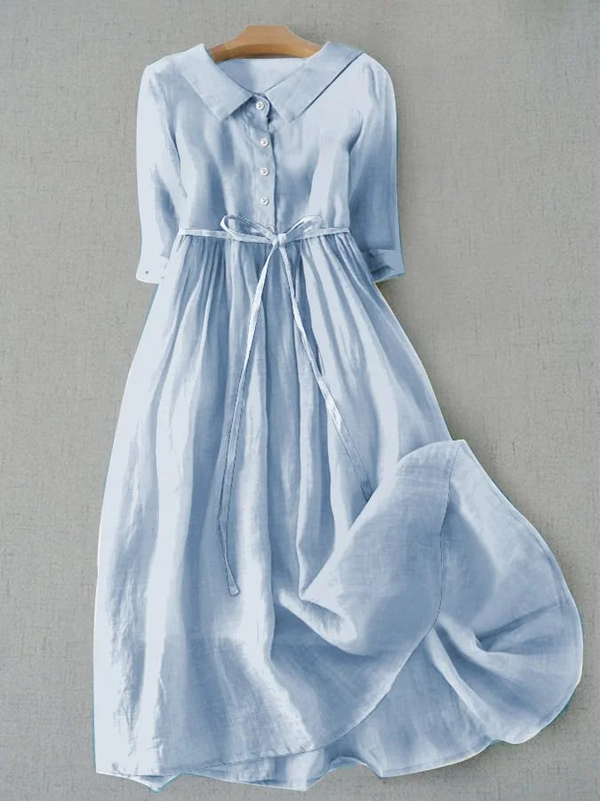 Bea |  Robe Élégante à Taille Lacée