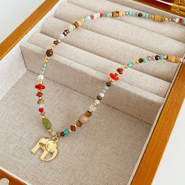 Collier De Perles Colorées Bohème