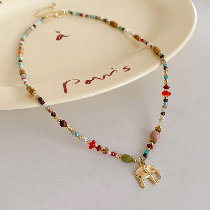 Collier De Perles Colorées Bohème