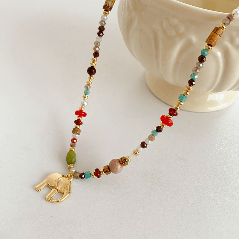 Collier De Perles Colorées Bohème