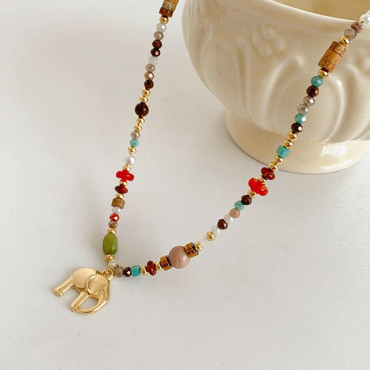 Collier De Perles Colorées Bohème