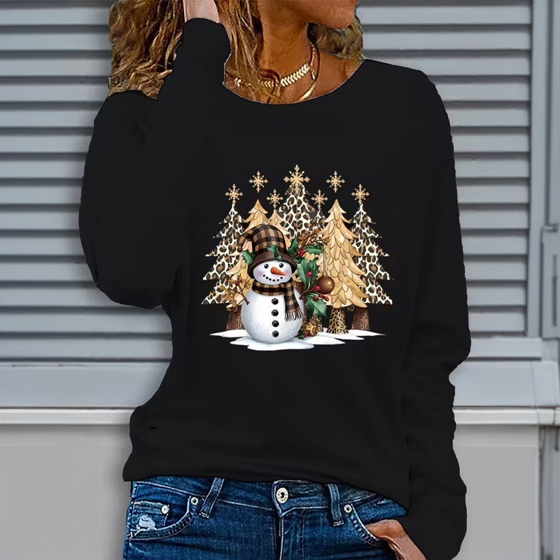 T-Shirt De Noël Décontracté