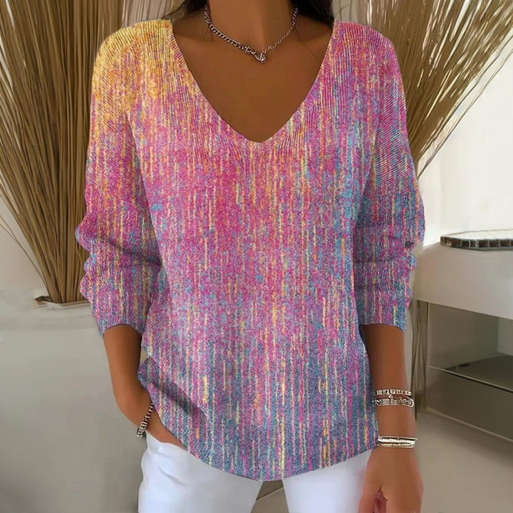 T-Shirt Dégradé Décontracté