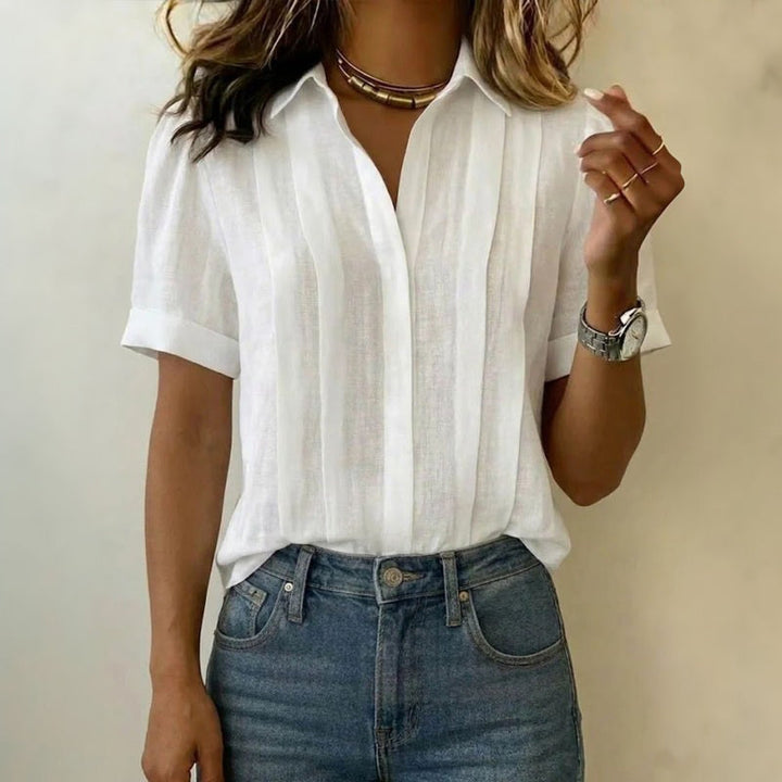 Blouse Décontractée Unie
