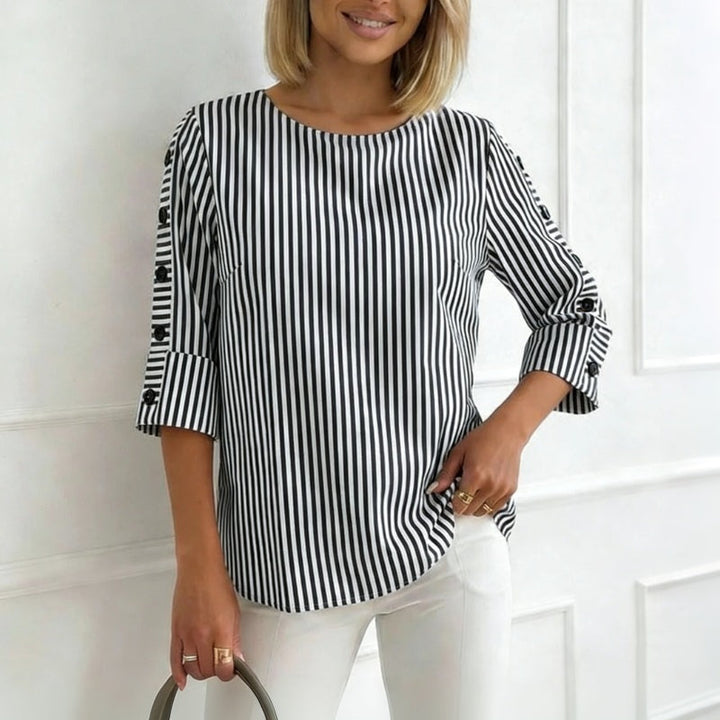 Blouse Rayée Décontractée