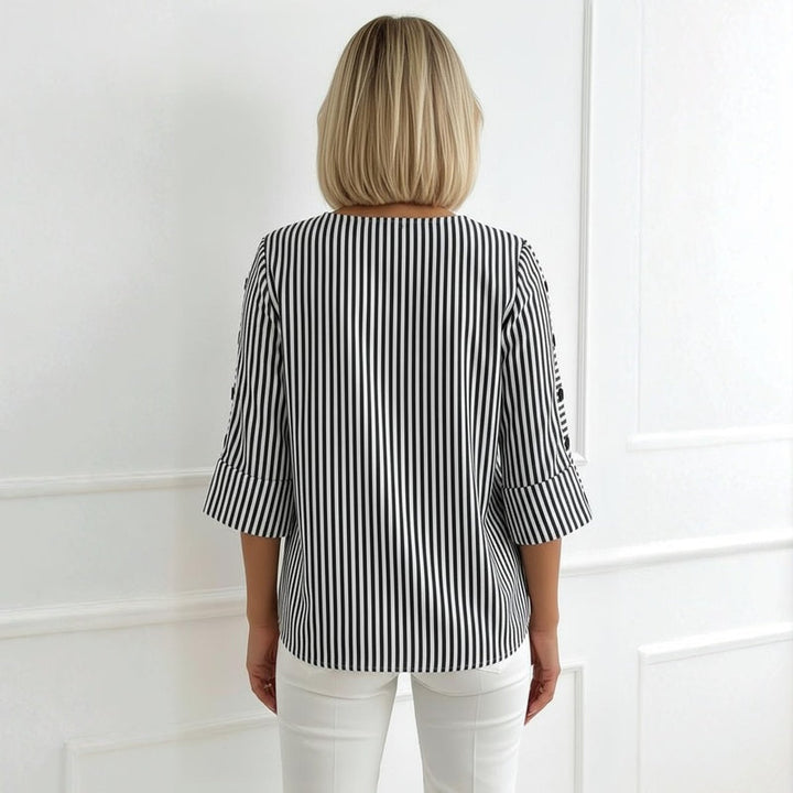 Blouse Rayée Décontractée