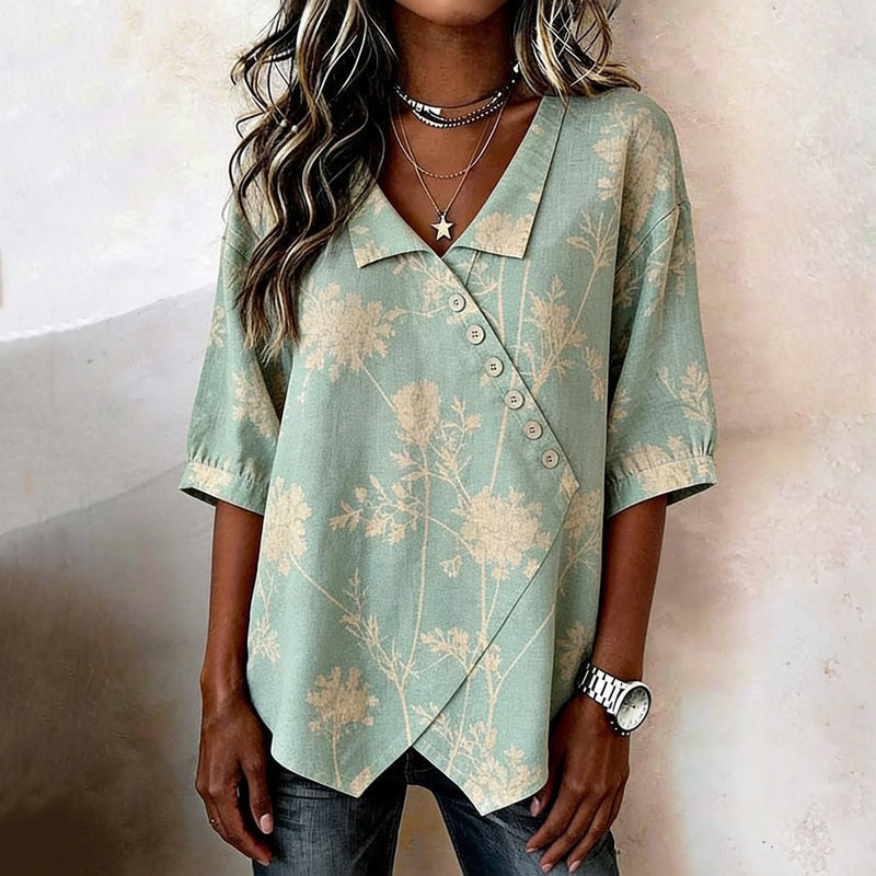 Blouse Vintage Irrégulière