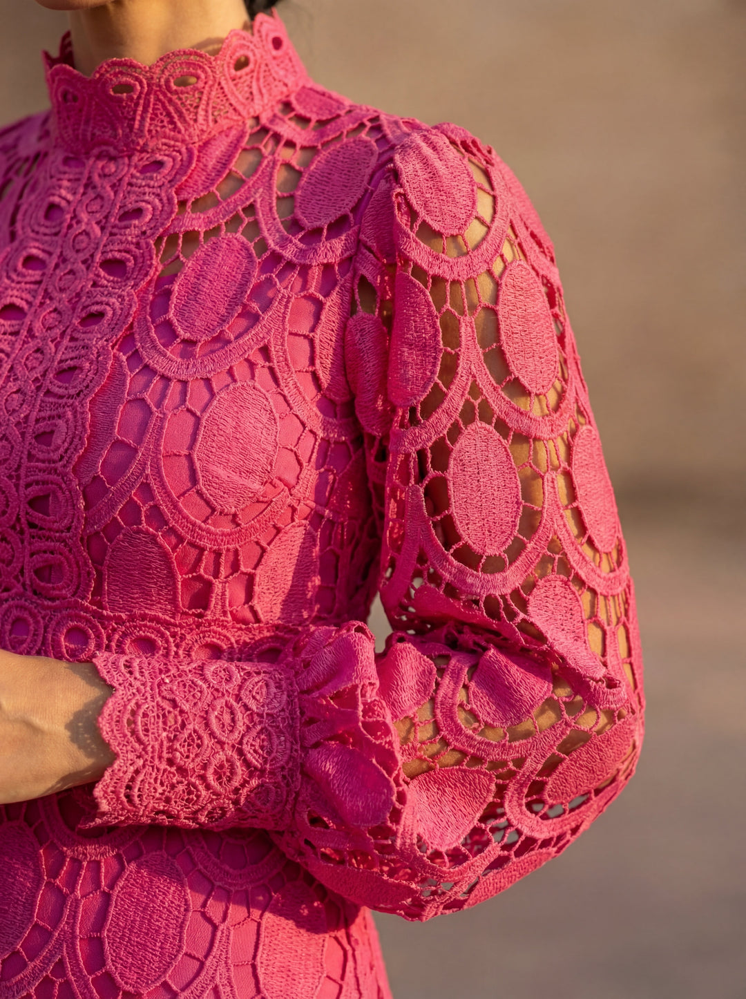 Capricornio | Robe Dentelle Élégante Raffinée