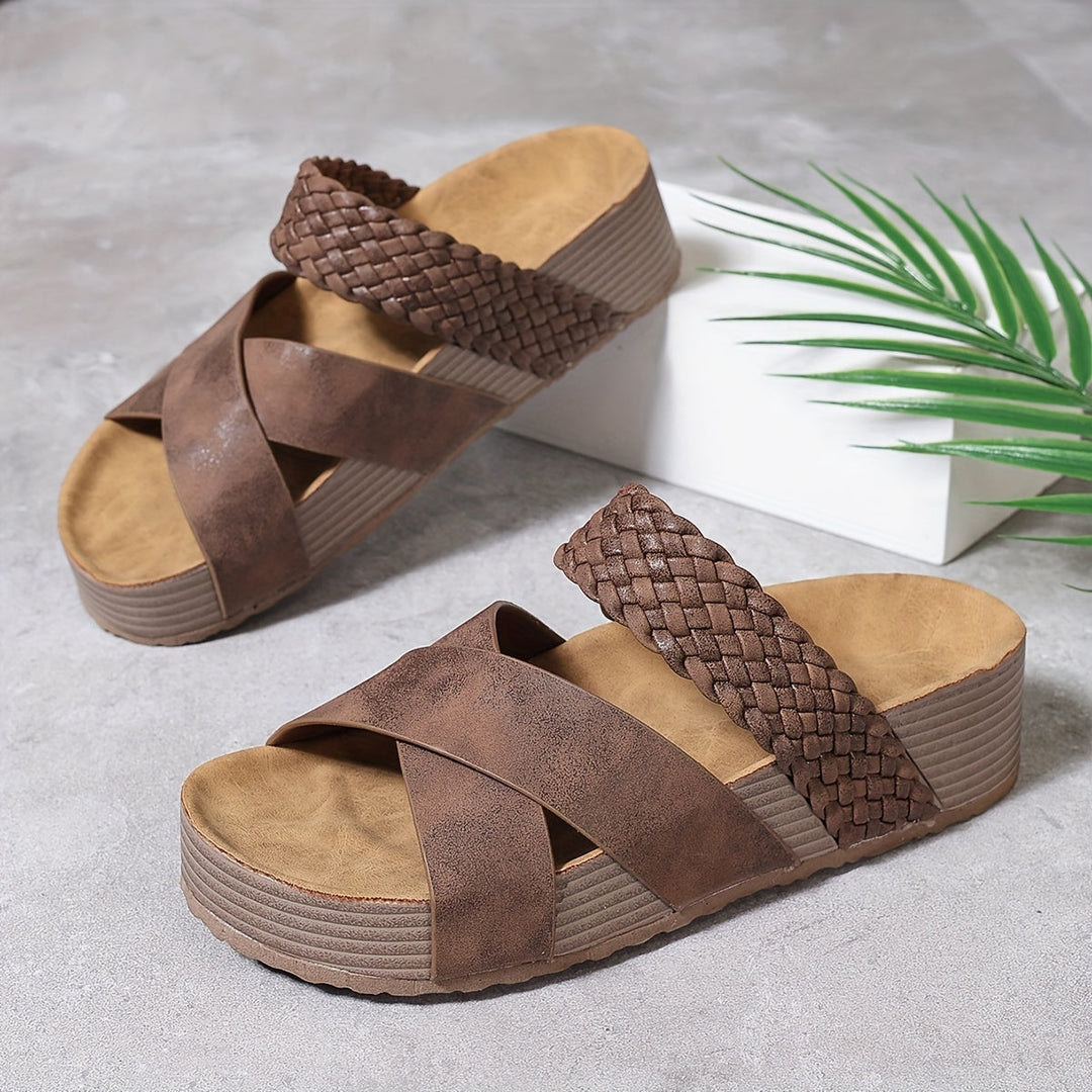Donatella | Woven Elegance Sandals