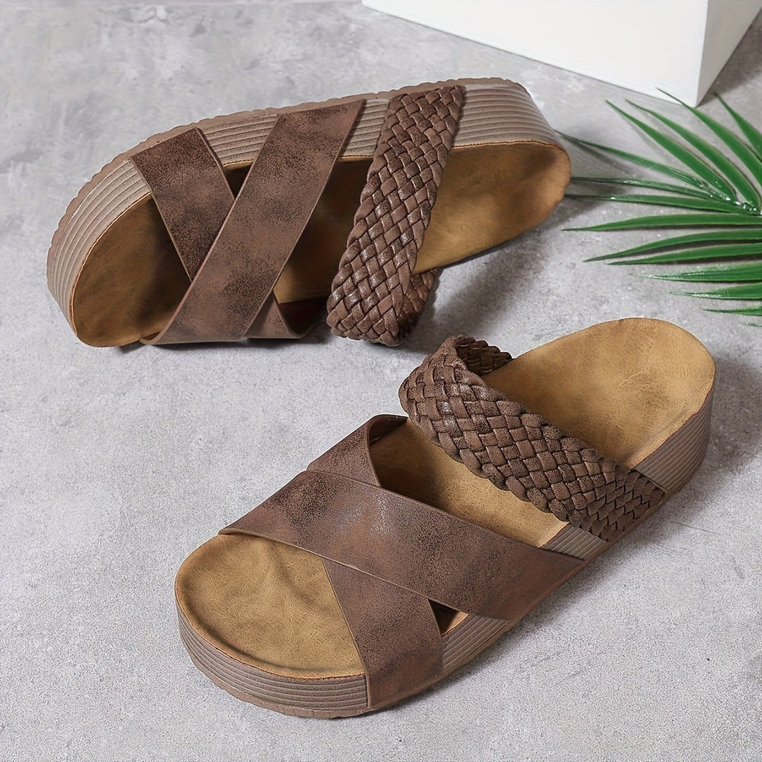 Donatella | Woven Elegance Sandals