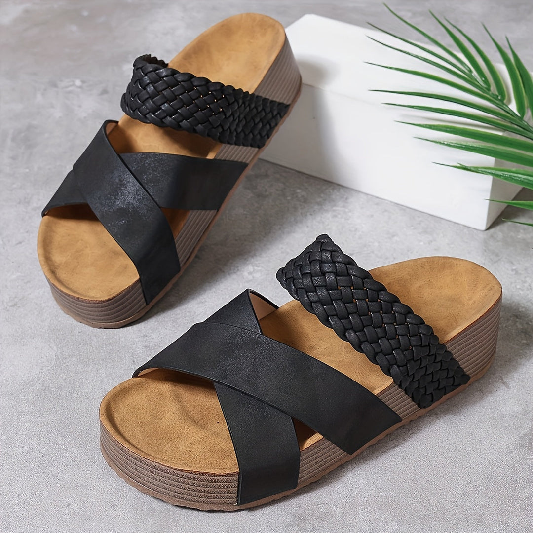 Donatella | Woven Elegance Sandals