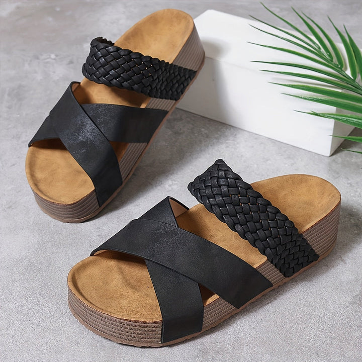 Donatella | Woven Elegance Sandals