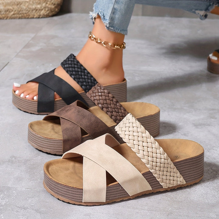 Donatella | Woven Elegance Sandals