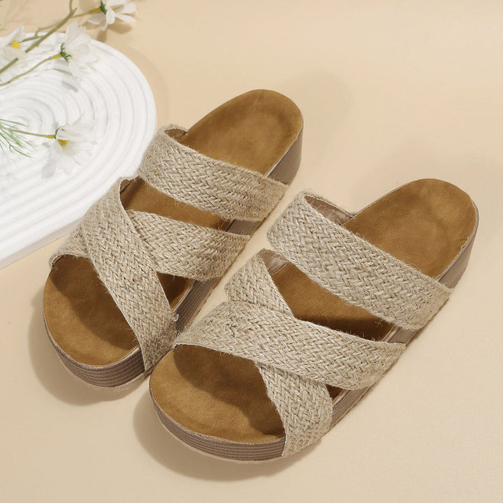 Donatella | Woven Elegance Sandals