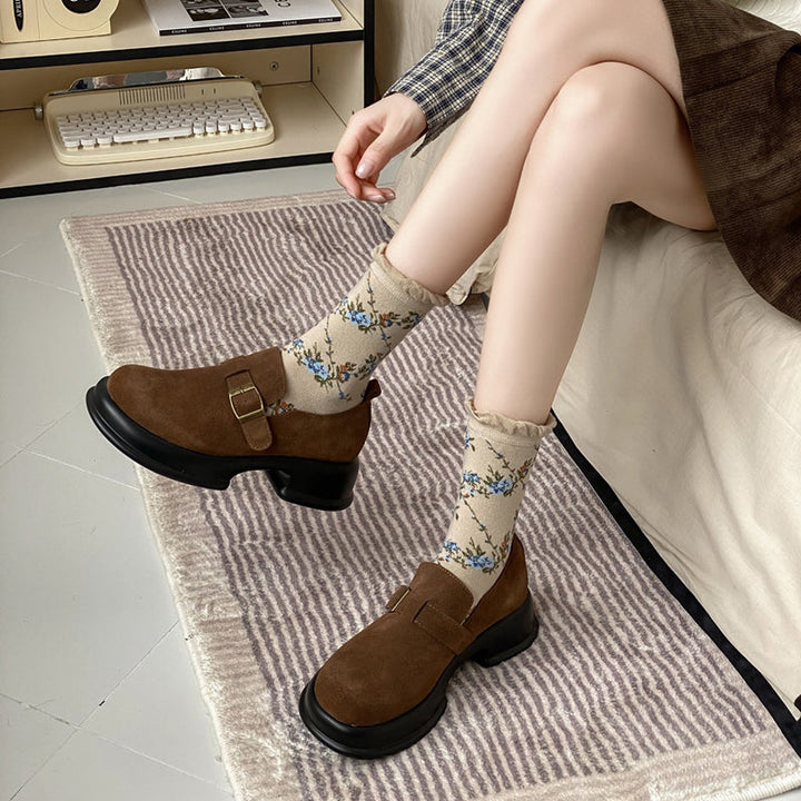 Chaussettes À Fleurs Vintage