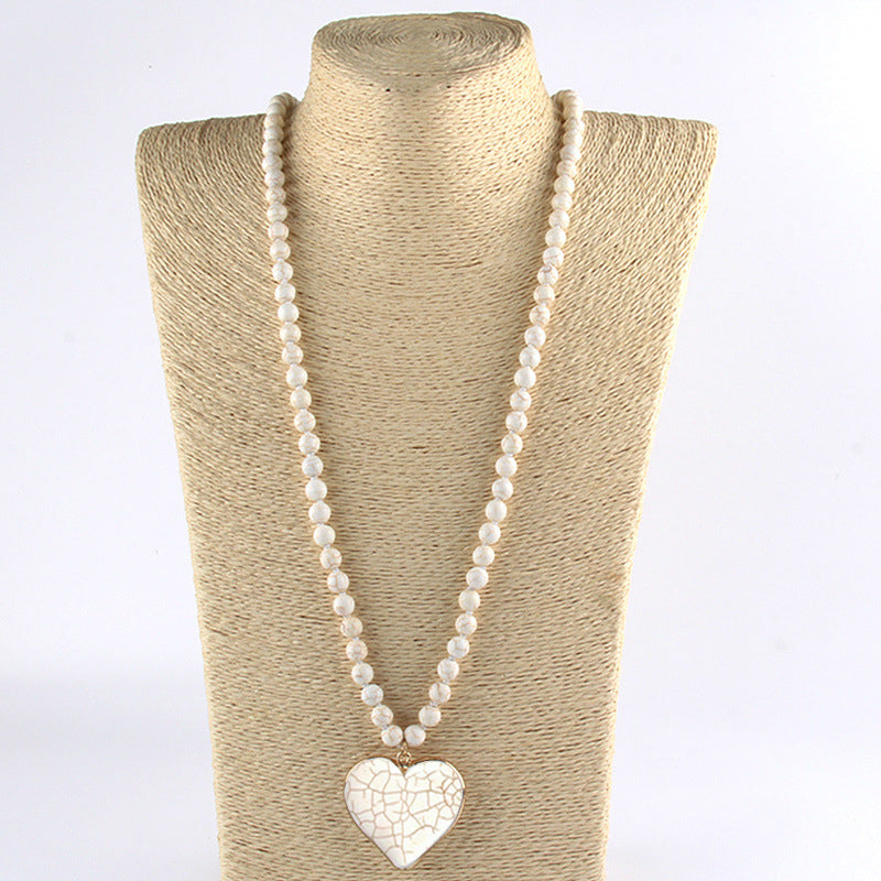 Collier Pendentif En Perles Bohème